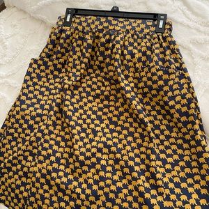 🎉SOLD LOCALLY🎉 Everly skirt with elephants Medium